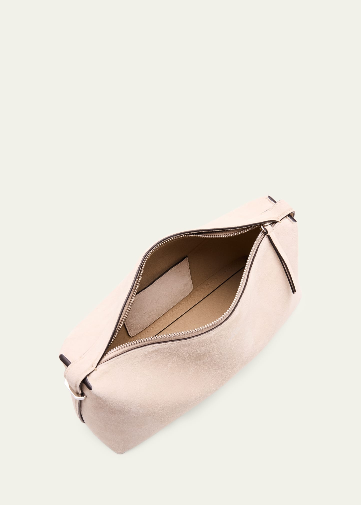 Belted Suede Clutch Bag - 4