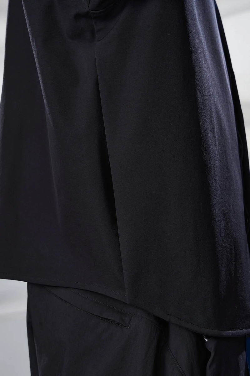LA10-DS schoeller® Dryskin™ Press Button Shirt Jacket Black 13