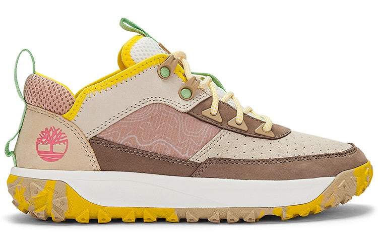 (WMNS) Timberland GreenStride Motion 6 Leather and Fabric Low Hiker 'Medium Beige Nubuck' A5Z5MW - 2