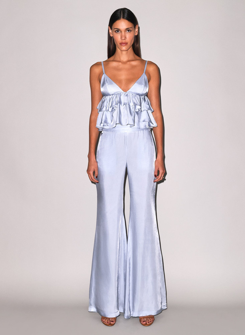 Luxe Twill Flare Pant 1