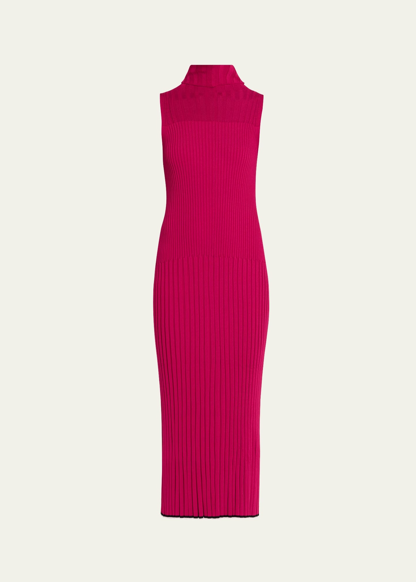 Maia Ribbed Turtleneck Dress - 1