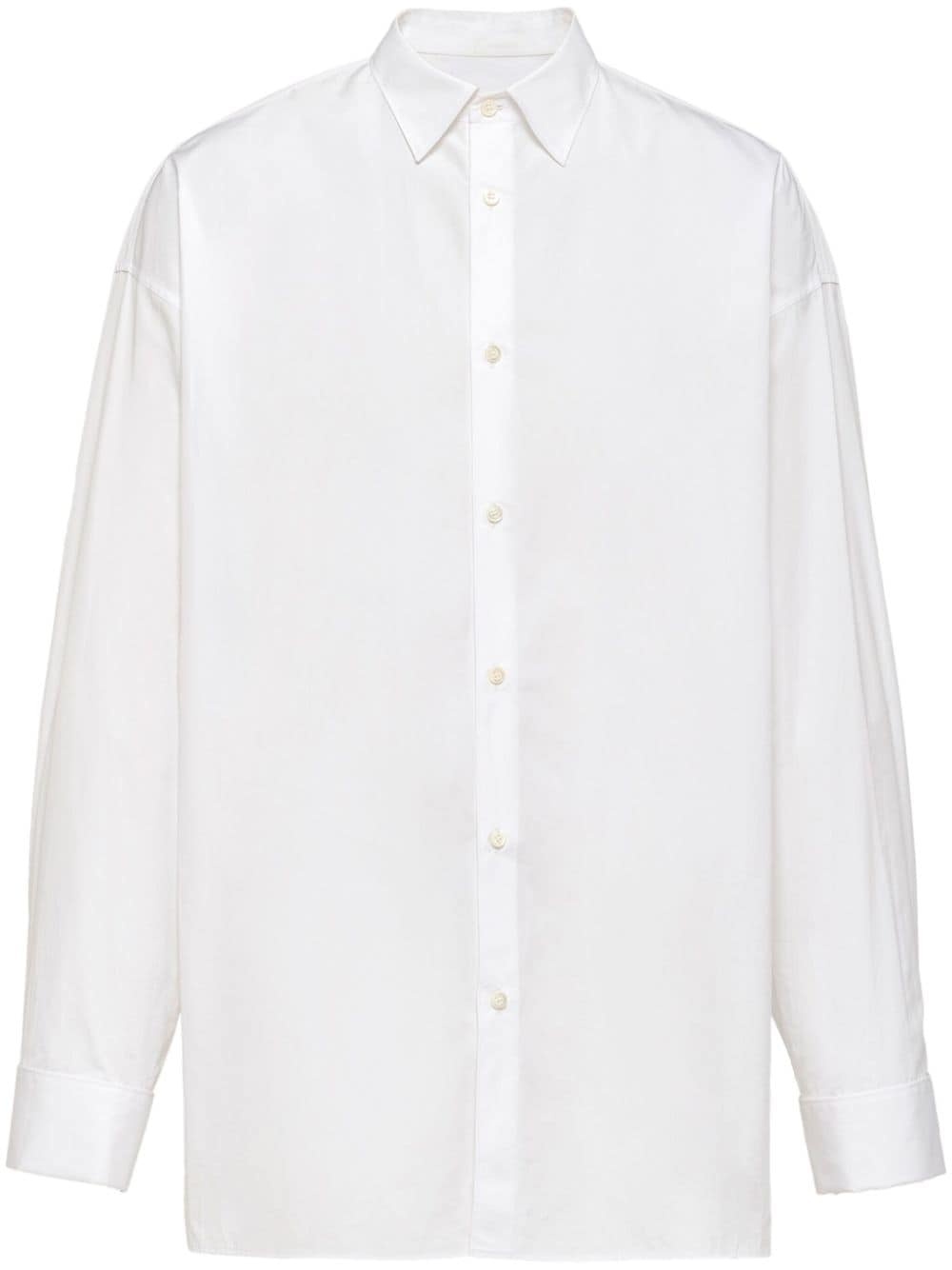long-sleeve cotton shirt - 1