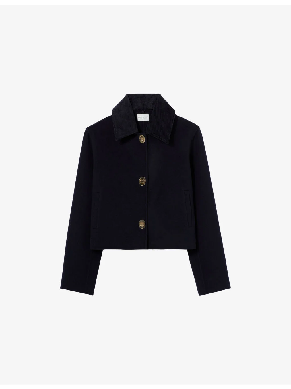 Boxy-Fit Corduroy Wool-Blend Jacket - 1