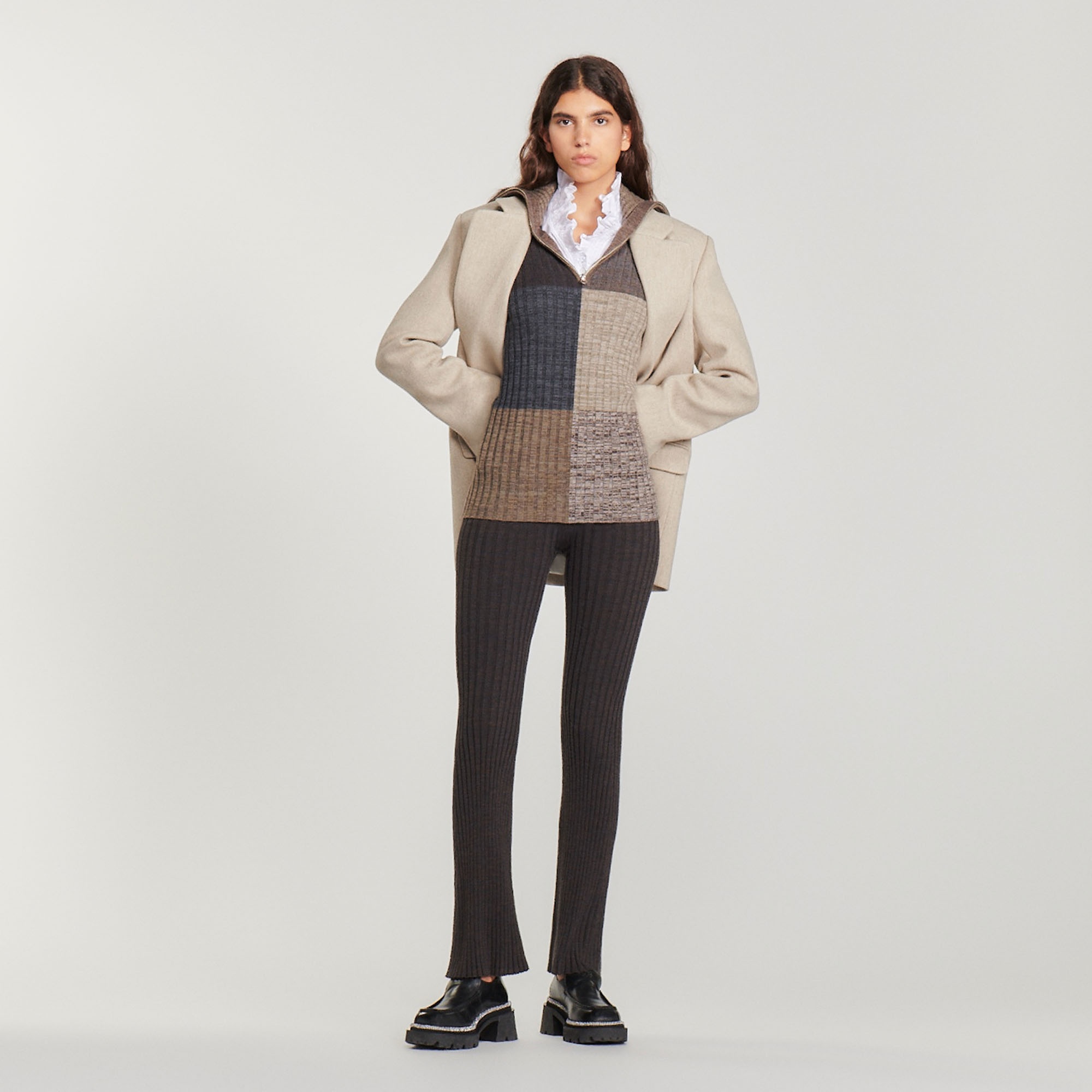 Trucker-neck sweater - 3