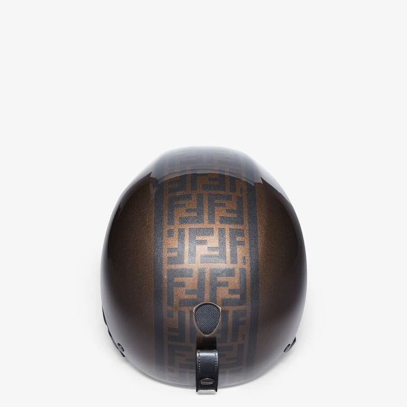 Brown ski helmet 3