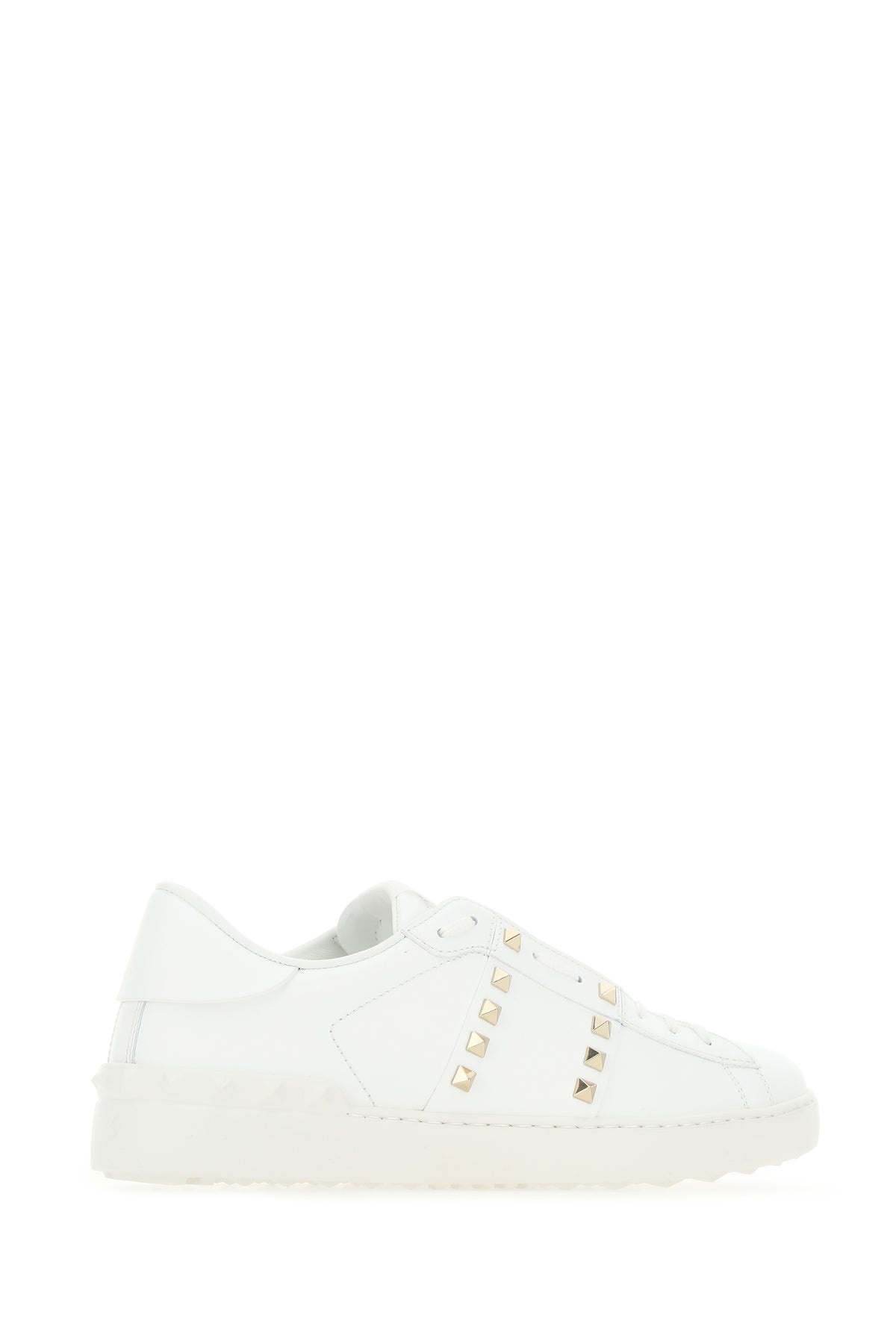 White leather Rockstud Untitled sneakers - 3