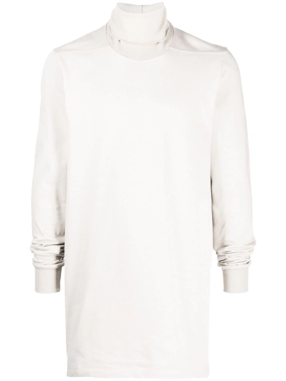 roll-neck organic-cotton sweatshirt - 1