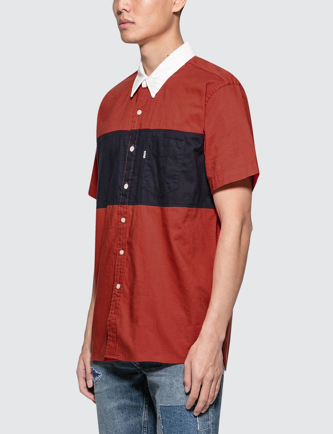 Pieced S/S Shirt - 2