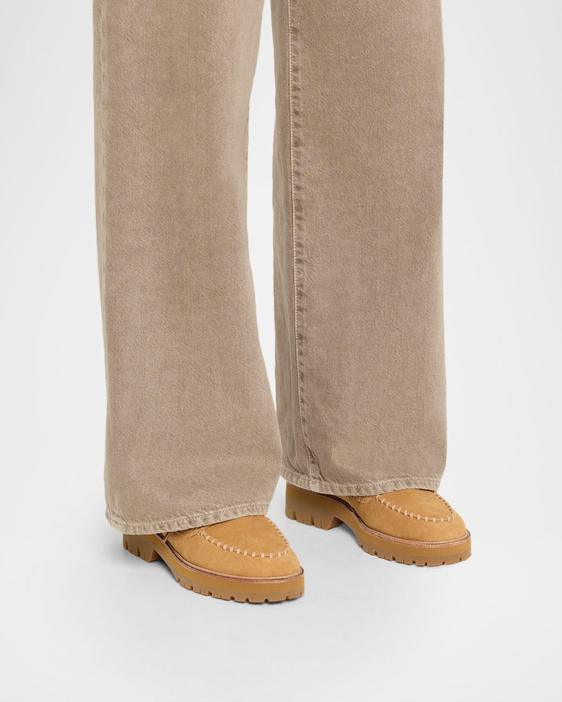 rag & bone Cameron Suede Boat Shoes outlook