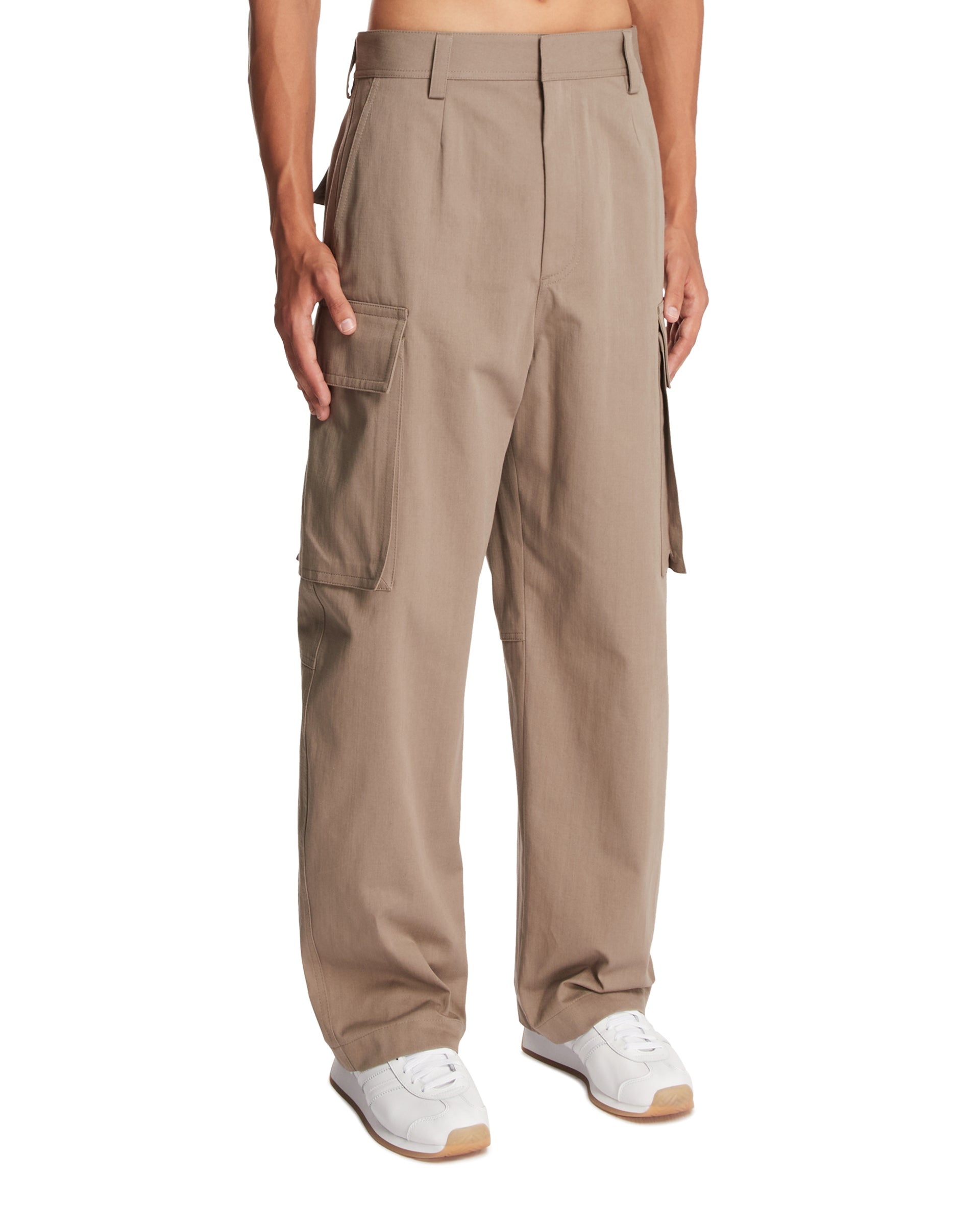 Beige Cargo Pants - 4