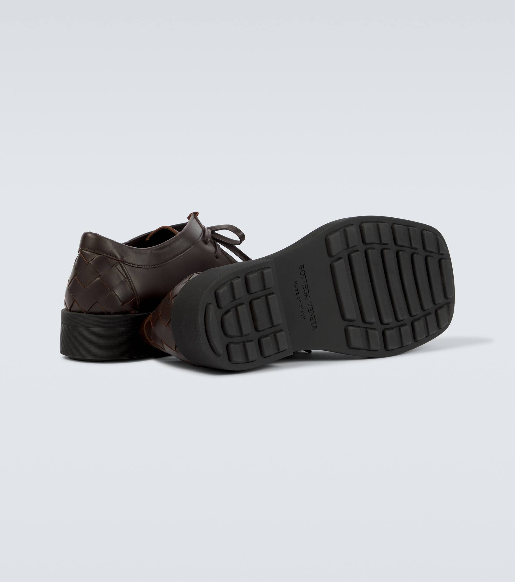 Ben Intrecciato leather lace-up shoes - 7
