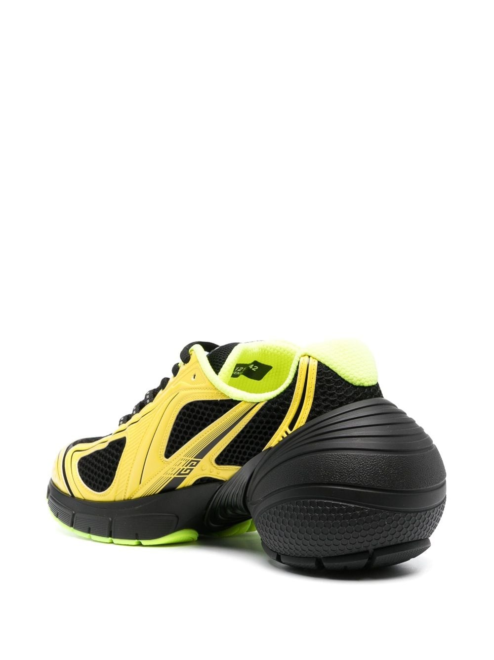 panelled low-top sneakers - 3