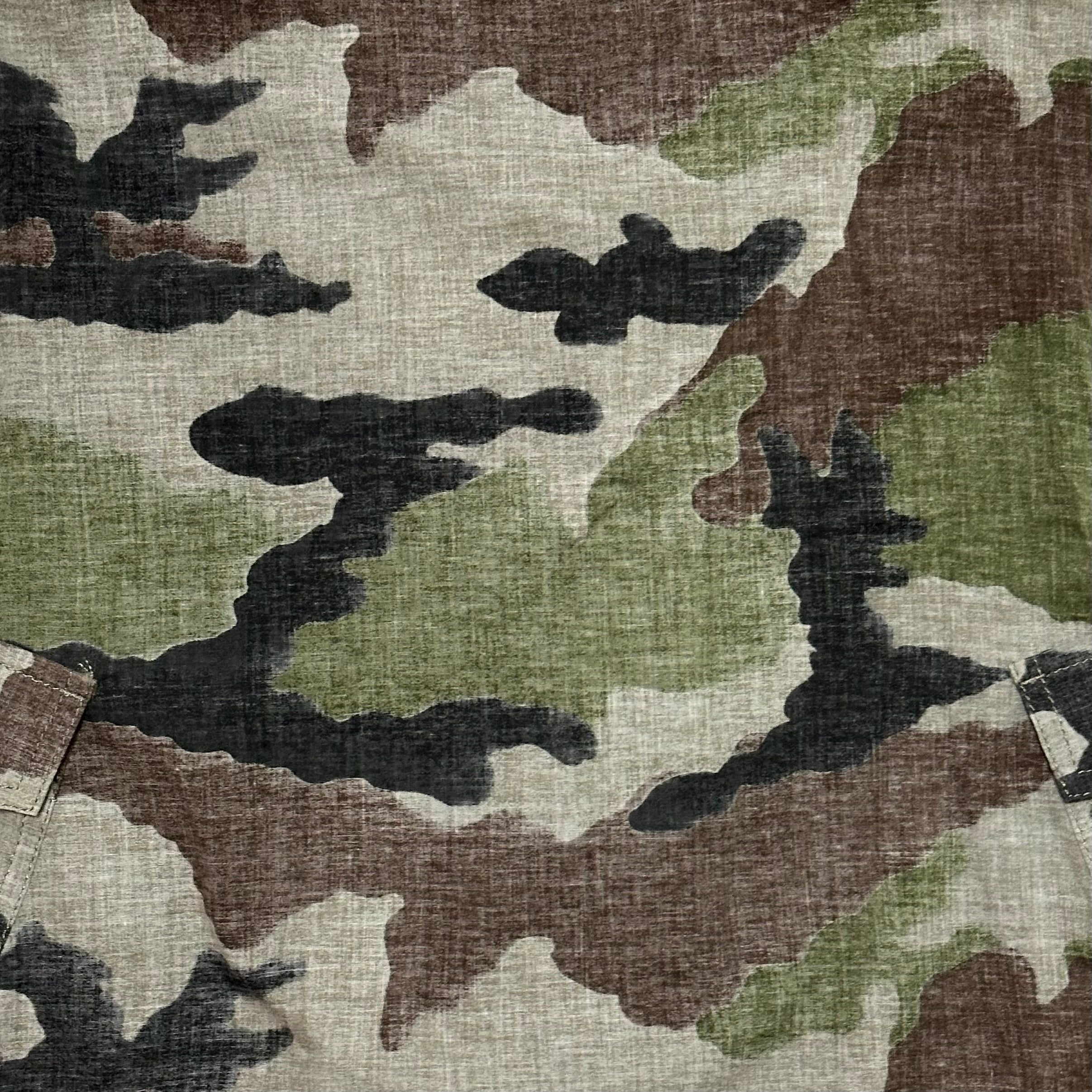 JUNYA WATANABE MAN Pearl Embellished Camouflage Print Midi Dress - 4