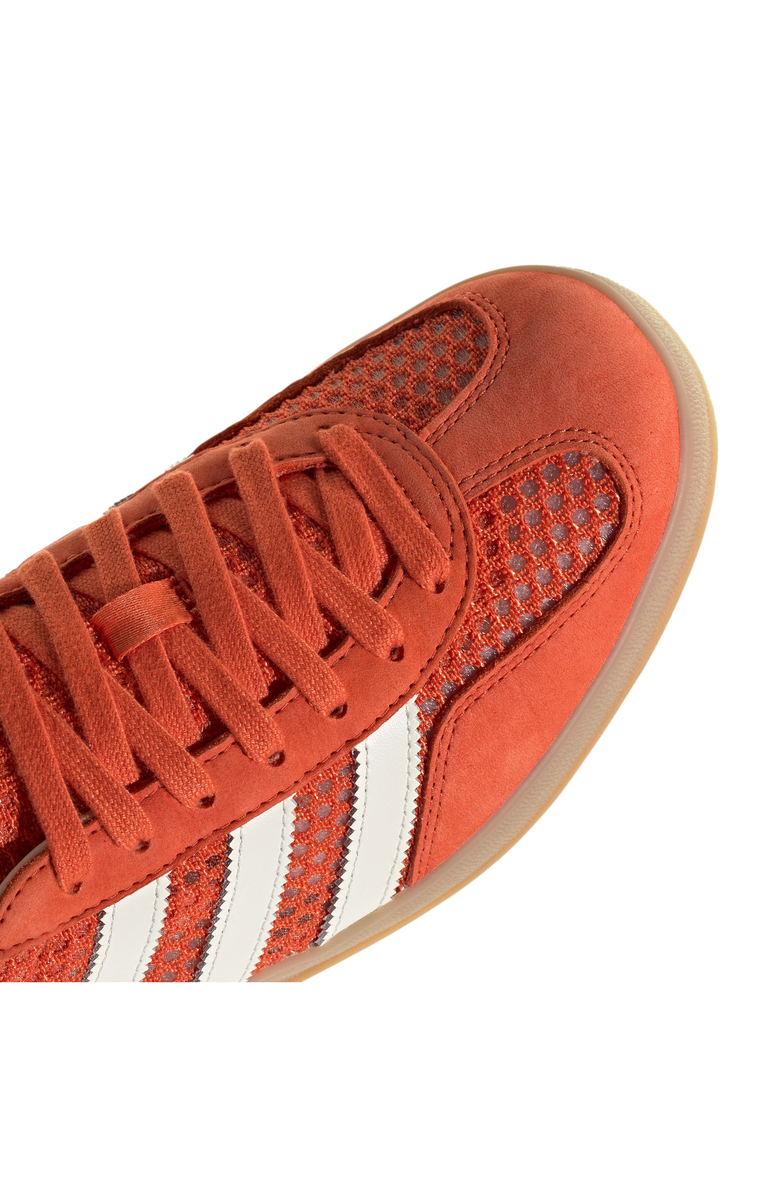 adidas Gender Inclusive Gazelle Indoor Sneaker in Glory Amber/Off White/Beige at Nordstrom - 9