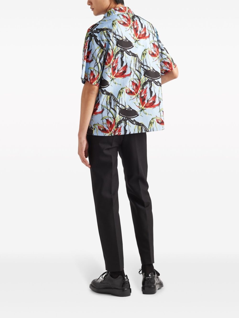 UFO-print cotton shirt - 3