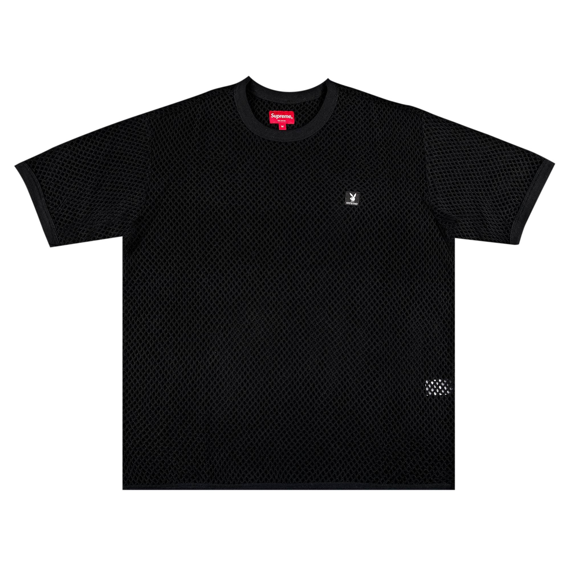 Supreme x Playboy String Short-Sleeve Top 'Black' - 1