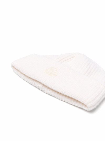 Moncler chunky knit beanie hat outlook