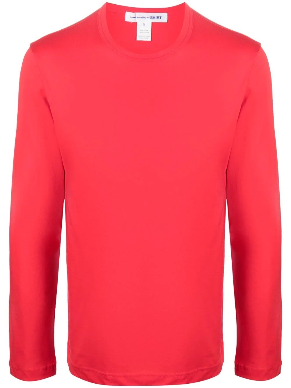 crew-neck cotton sweatshirt - 1