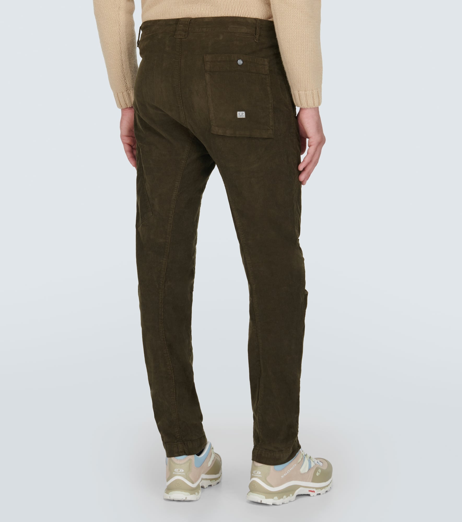 Corduroy straight pants - 4