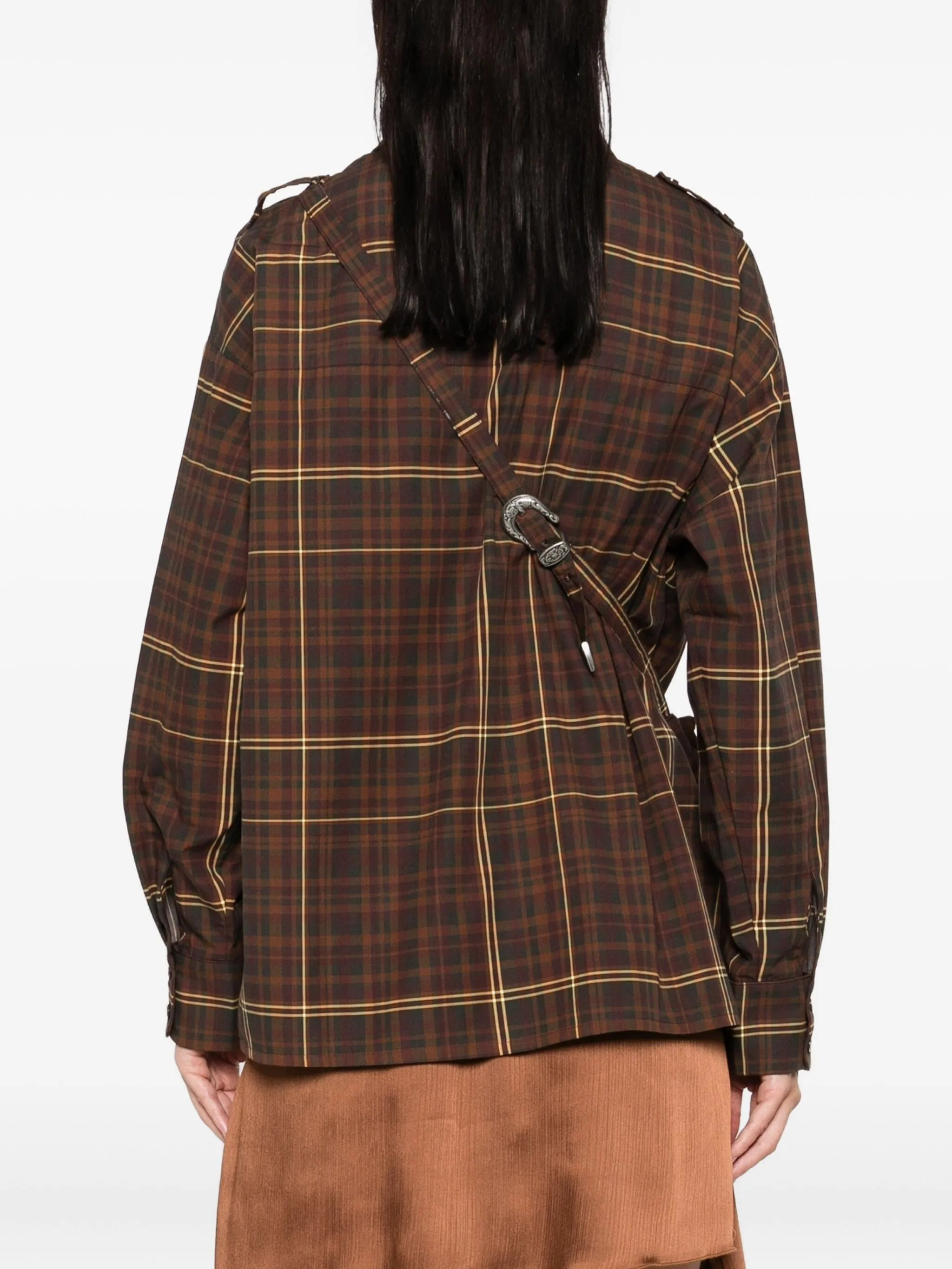 Siedres Athelia Checked Embellished Top - 3