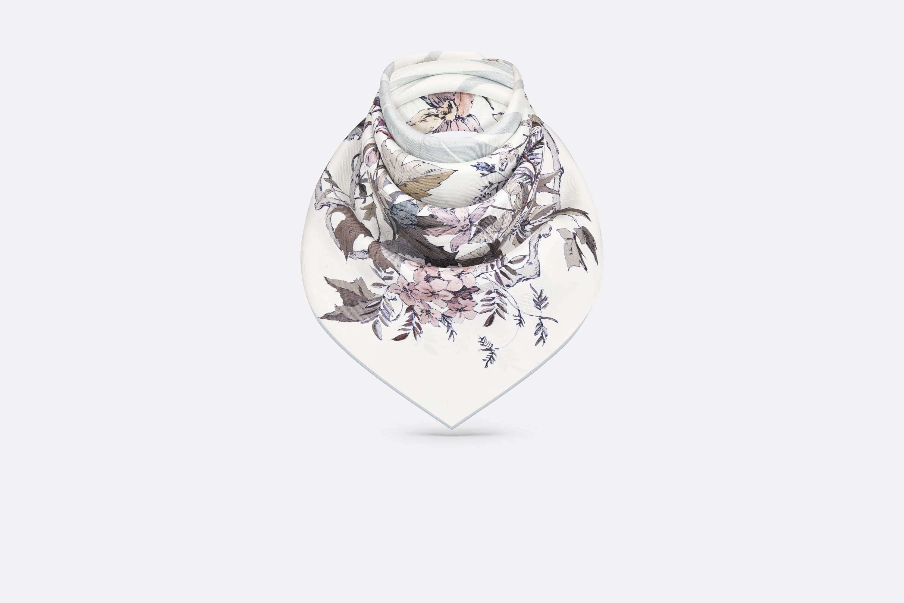 Dior 4 Saisons Hiver Soleil 90 Square Scarf - 2