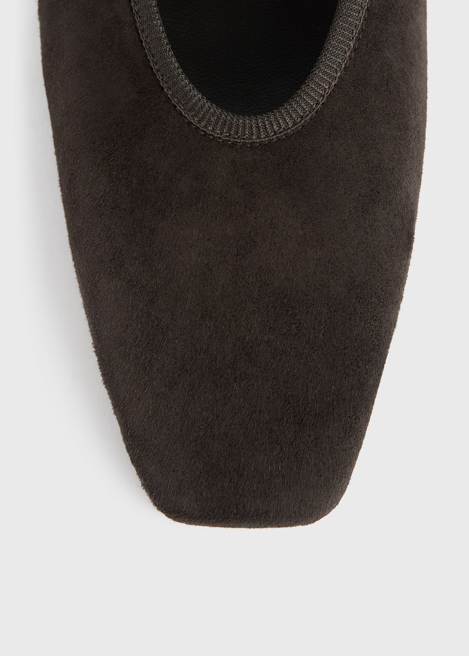 Minimalist suede ballerinas pepper - 6