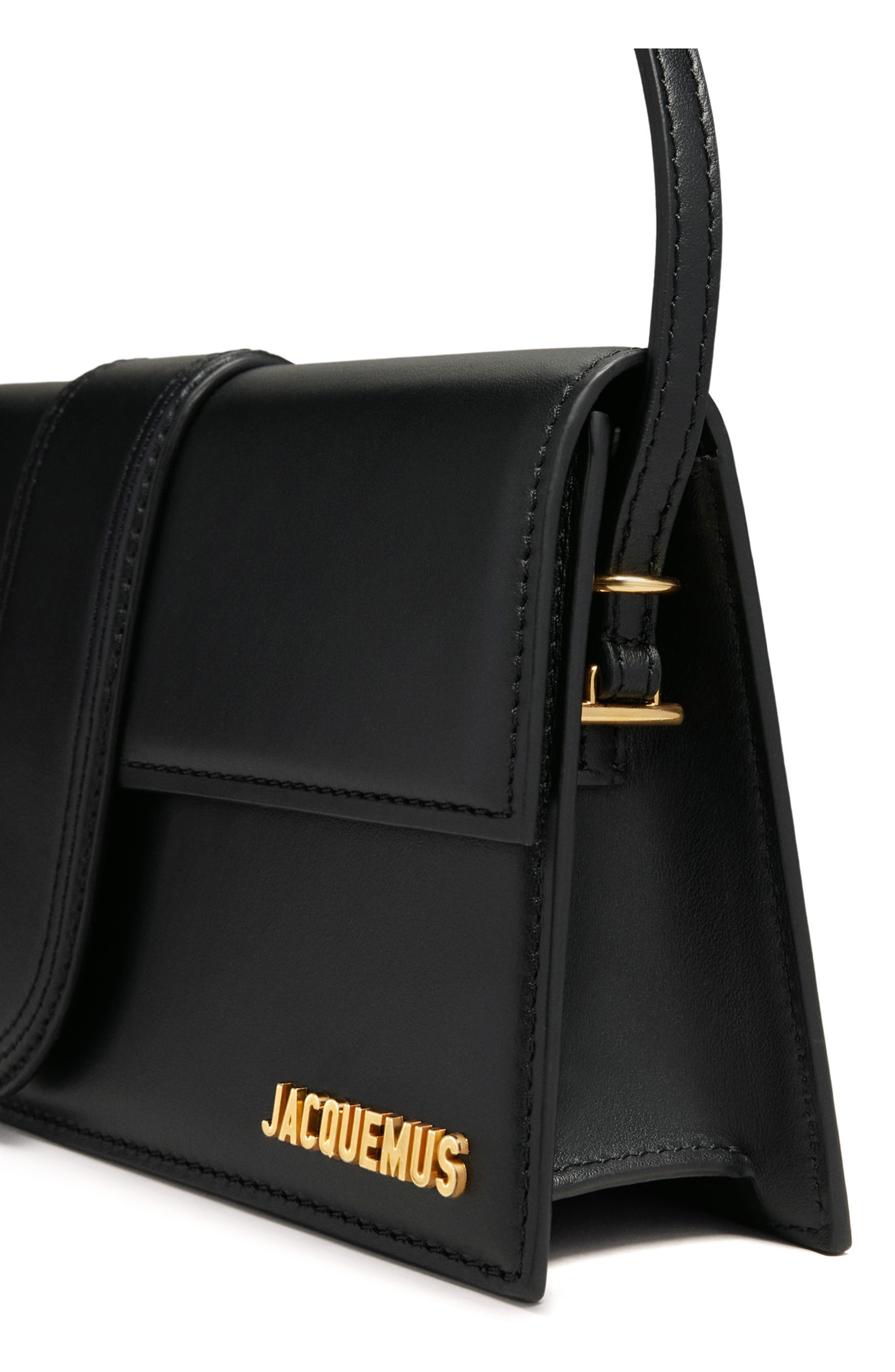 Long Le Bambino Leather Shoulder Bag - 8