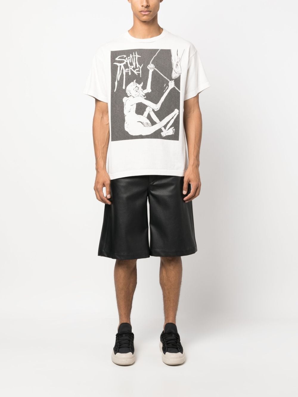 graphic-print cotton T-shirt - 2