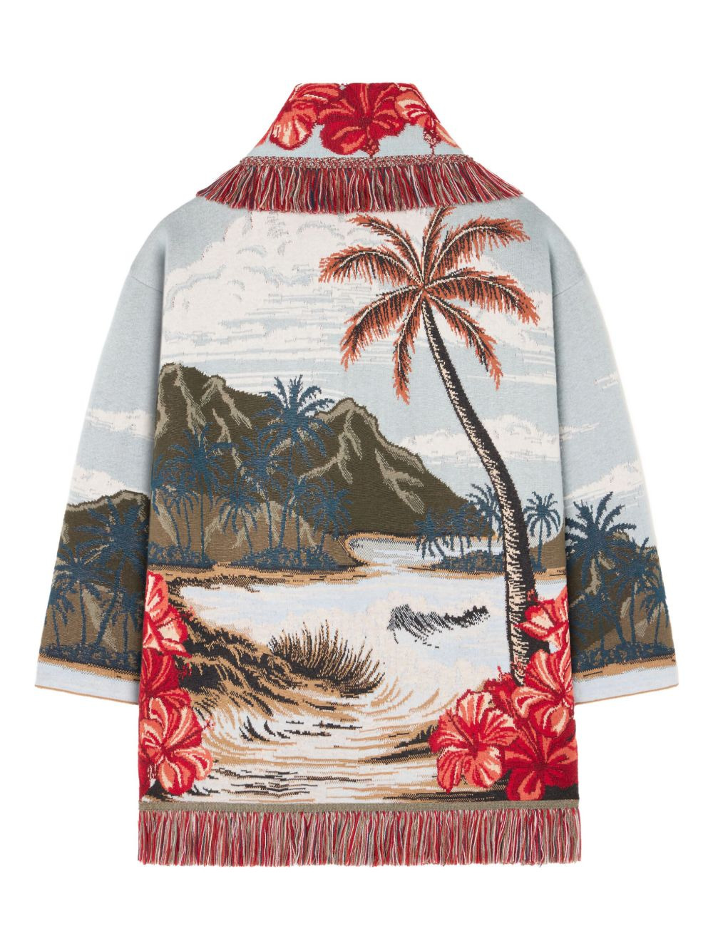Hidden Bay fringed cardigan - 2