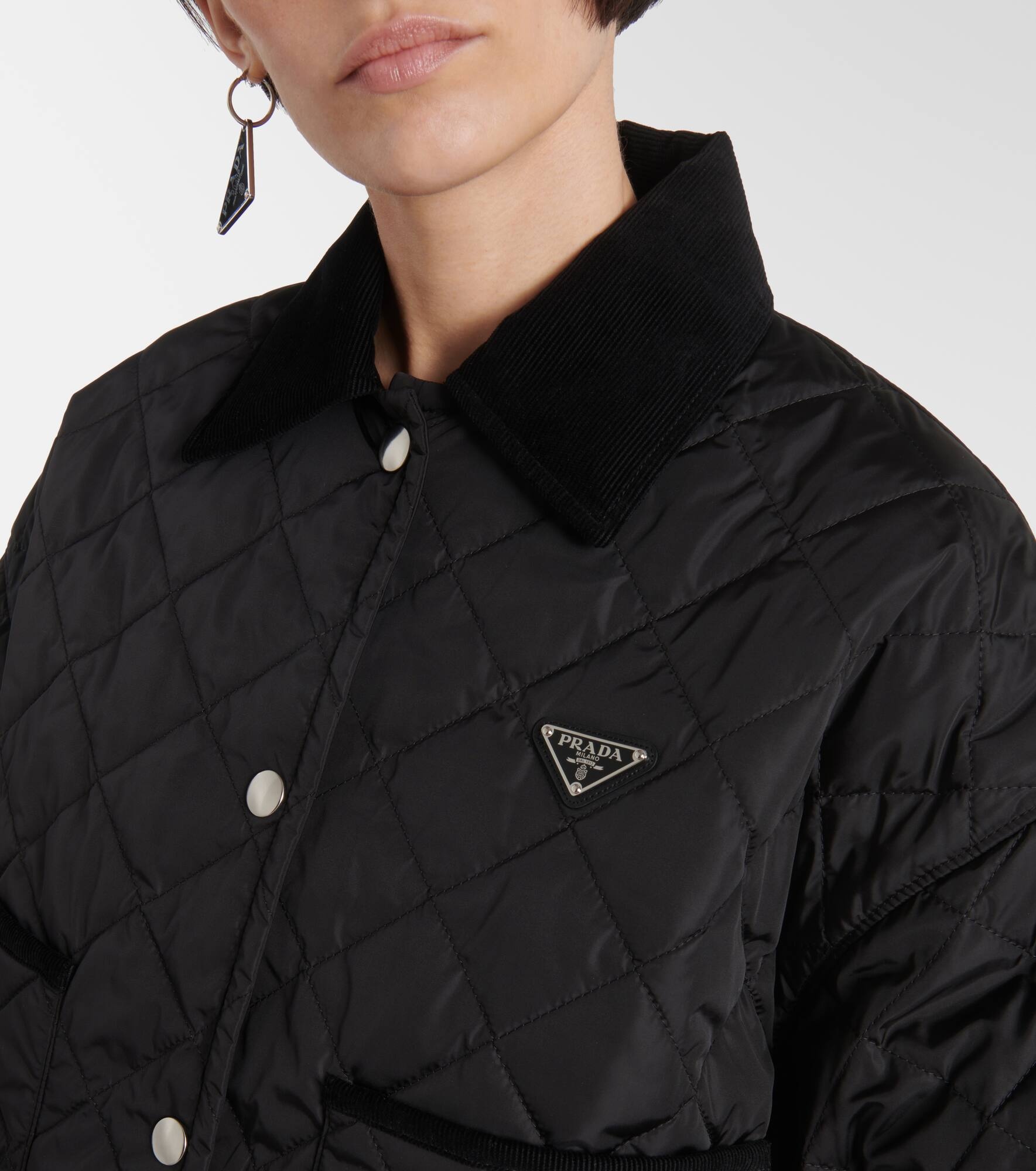Re-Nylon quilted cropped jacket - 5