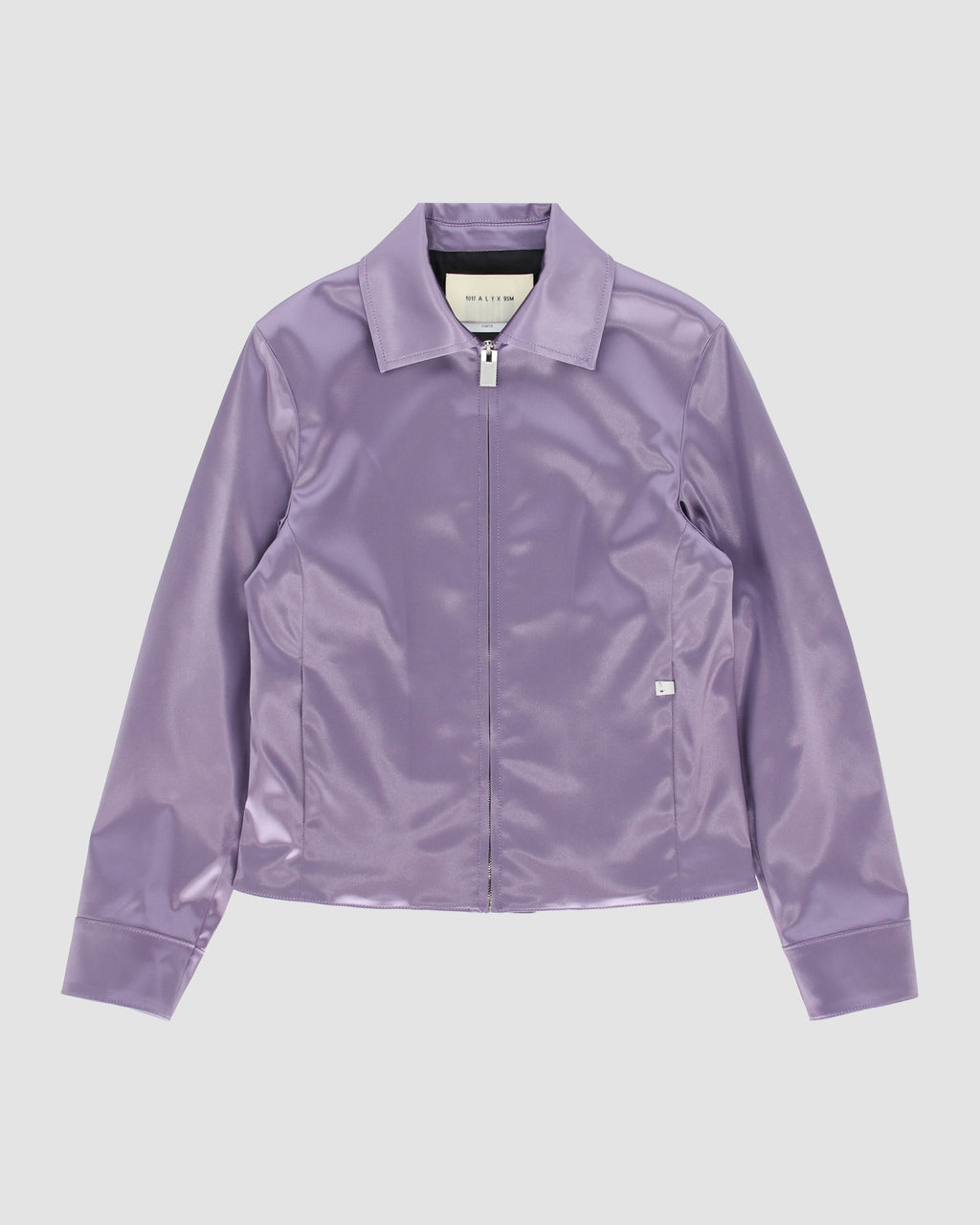 MICRO BUCKLE SATIN JACKET - 1
