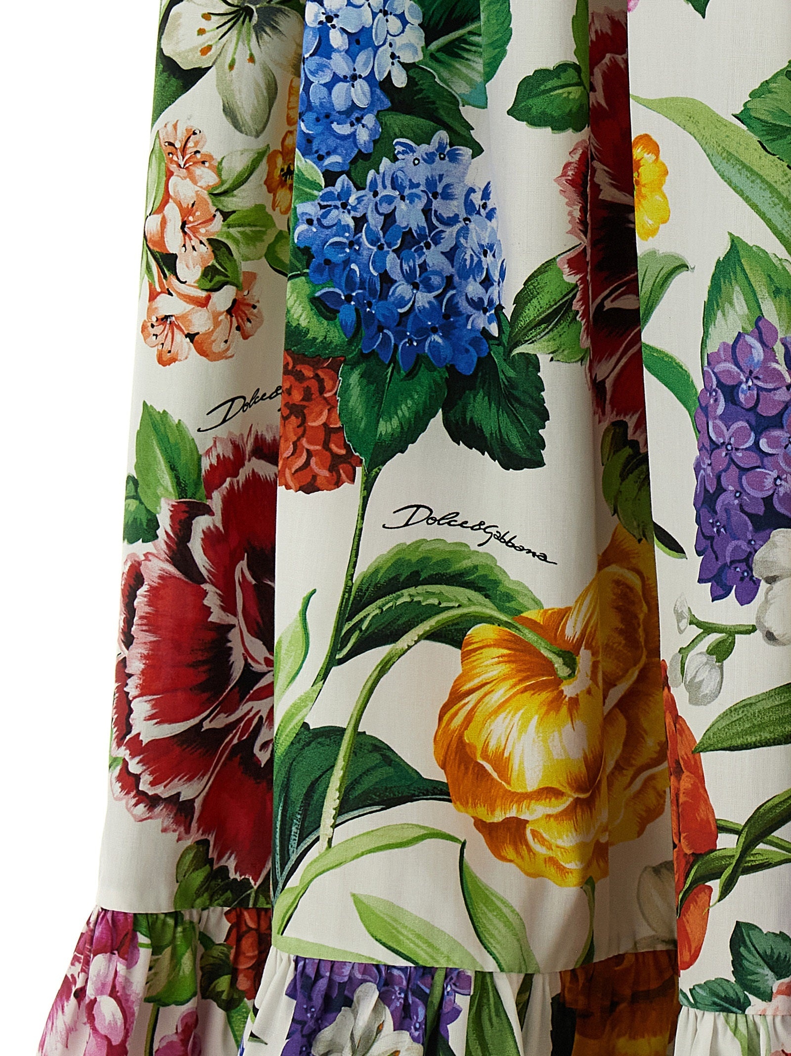 スカート DOLCE & GABBANA Floral flounces skirt Multicolor Dolce & Gabbana Floral Flounces Skirt Skirts Multicolor