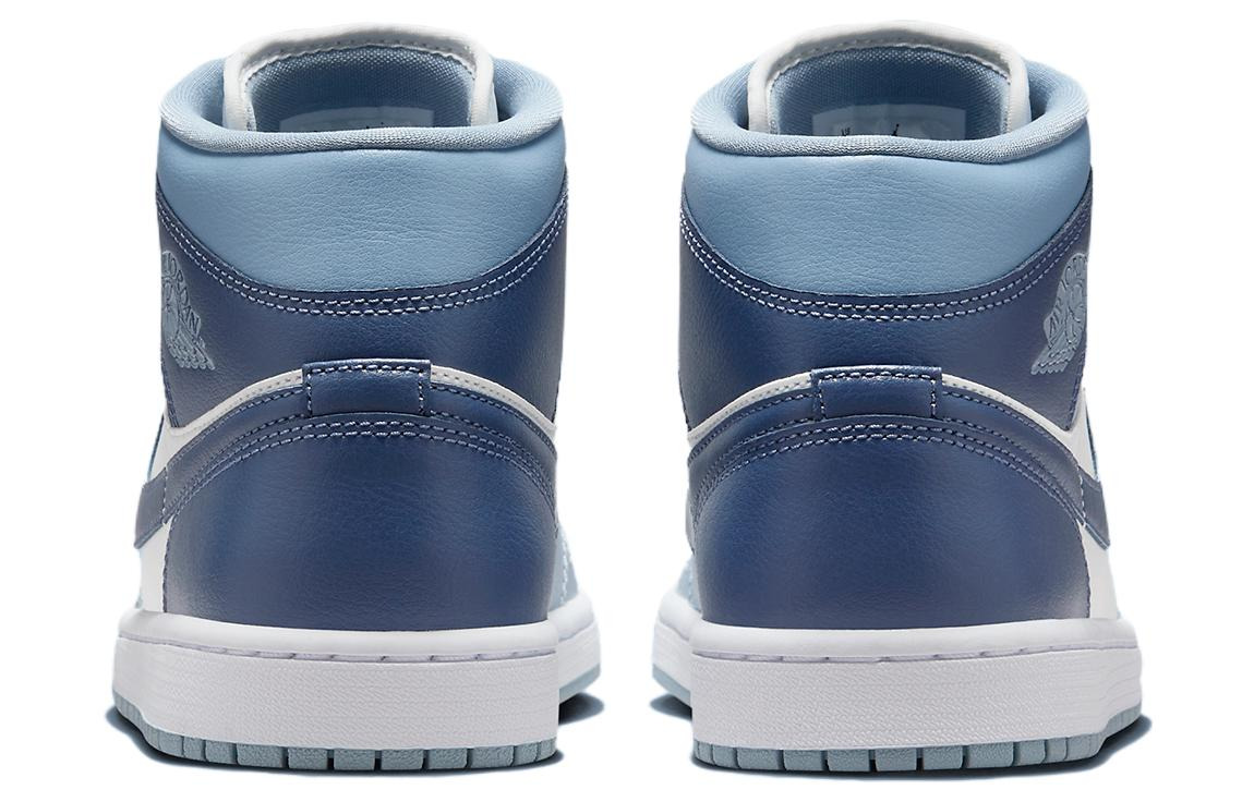 (WMNS) Air Jordan 1 Mid 'Two-Tone Blue' BQ6472-140 - 5
