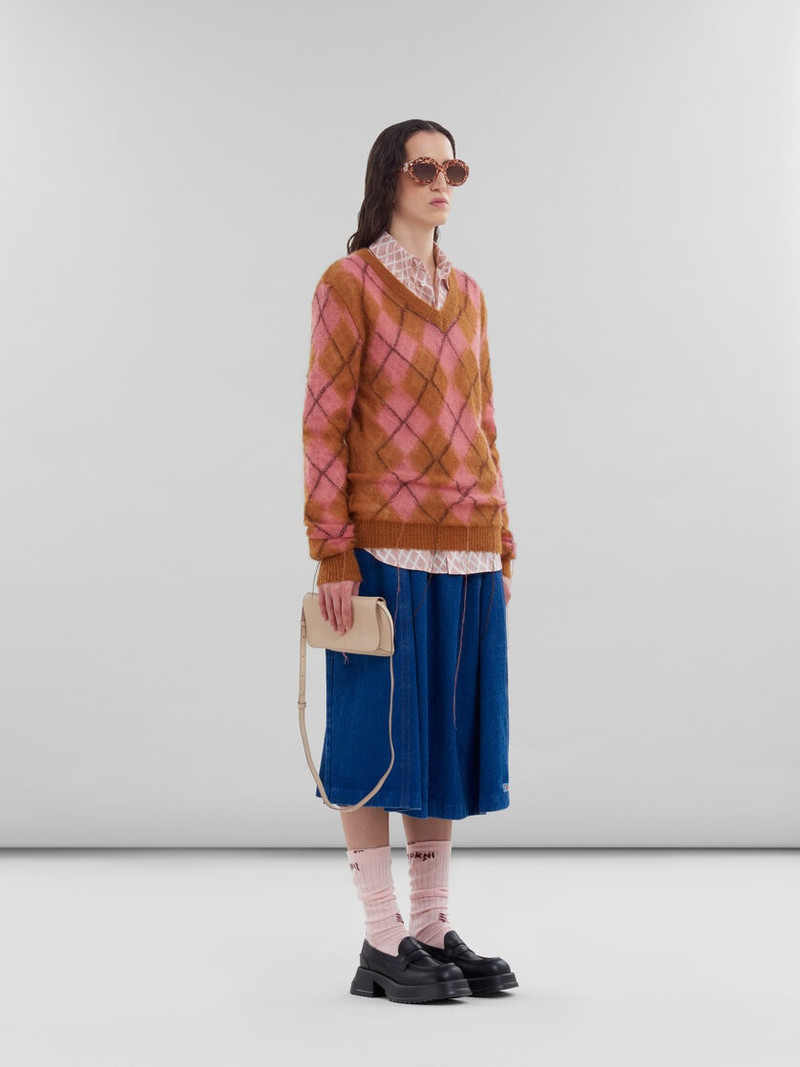 LANDSCAPES PRINT를 가진 PINK POPLIN SHIRT 5