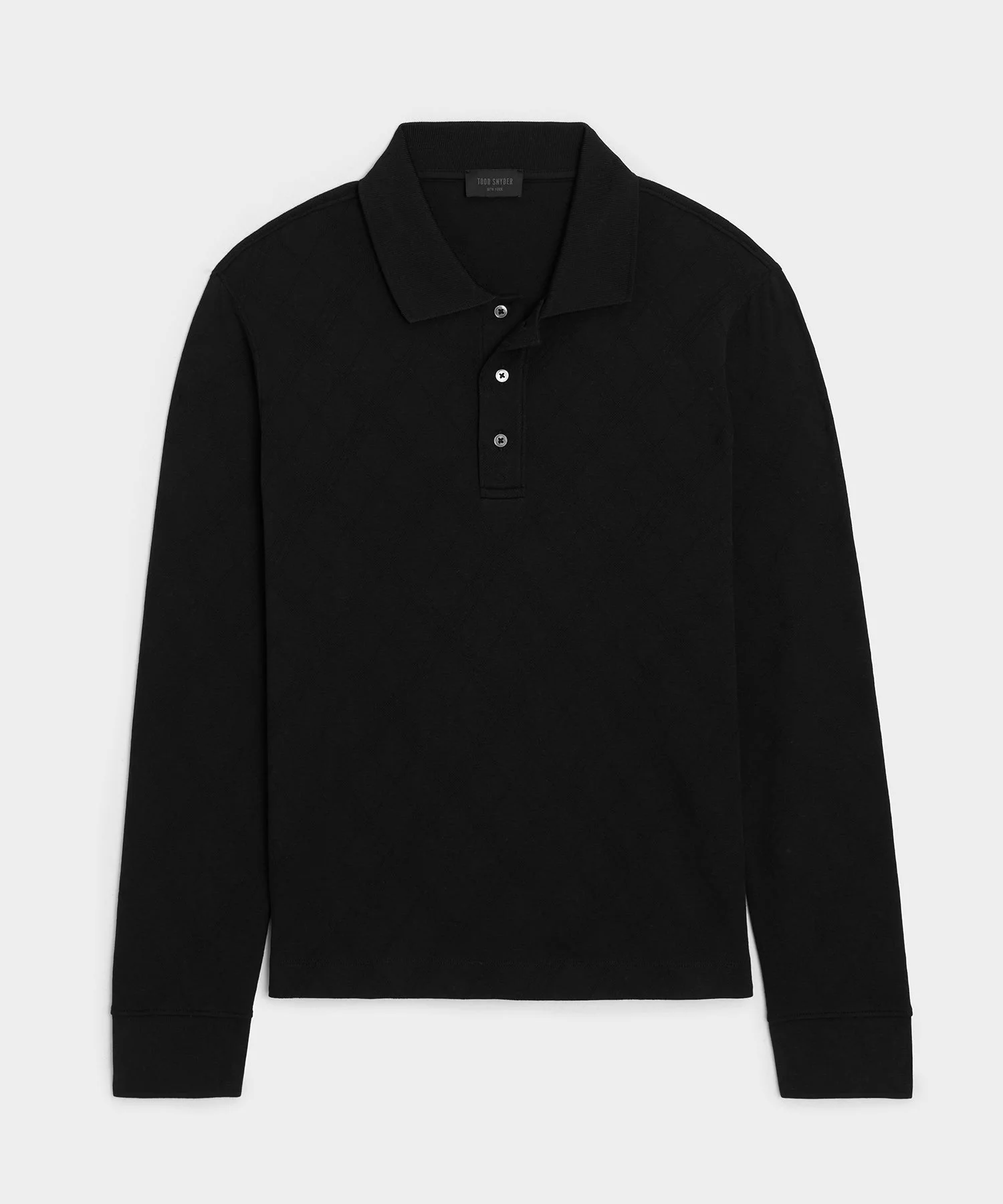 Cotton Jacquard Polo - 1