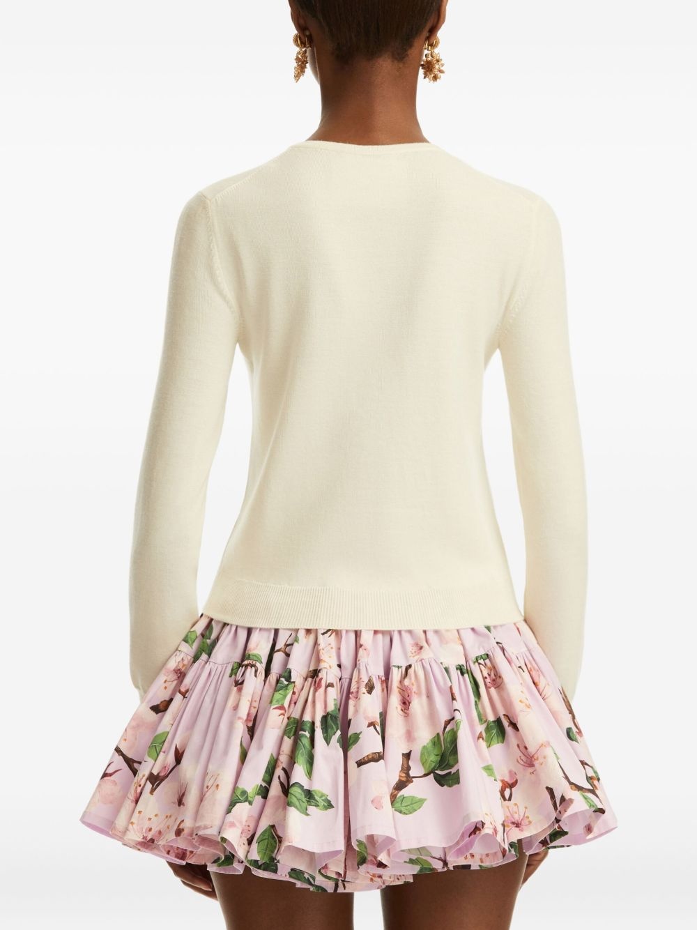 floral-embroidered cardigan - 4