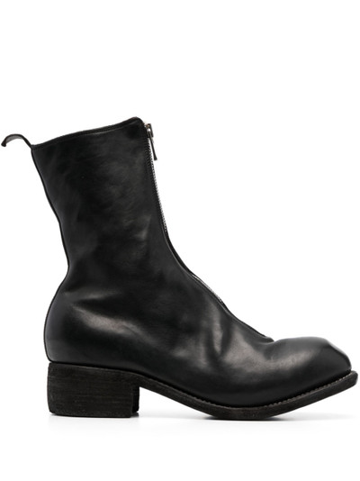 Guidi front zip-fastening boots outlook