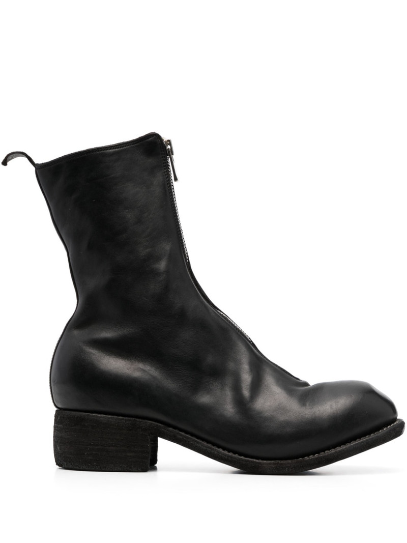 Guidi front zip-fastening boots outlook