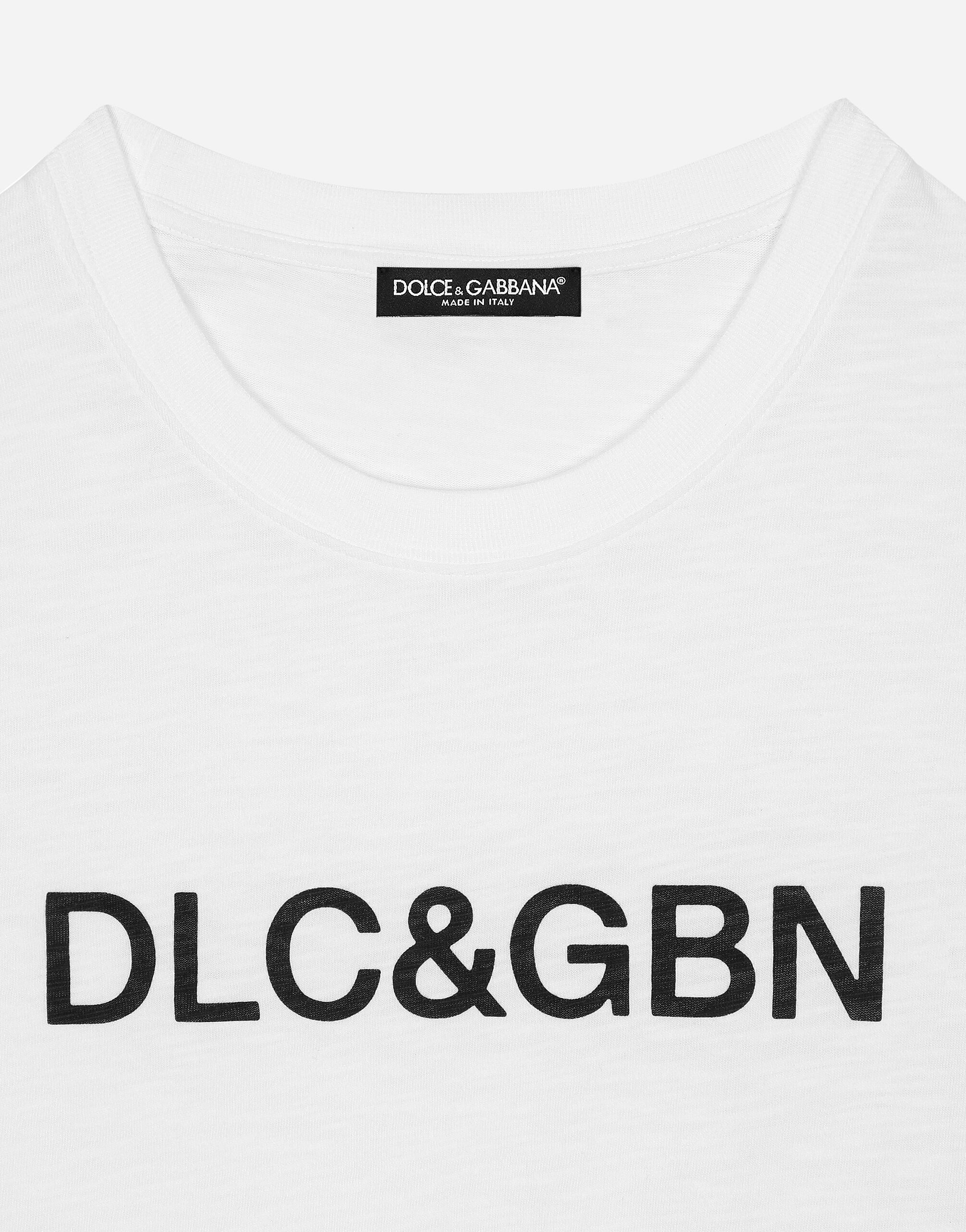 Cotton T-shirt with Dolce&Gabbana logo - 3