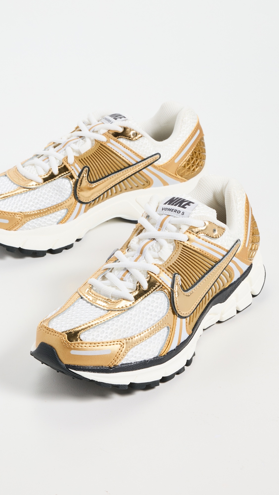 Nike Zoom Vomero 5 Gold Sneakers - 4