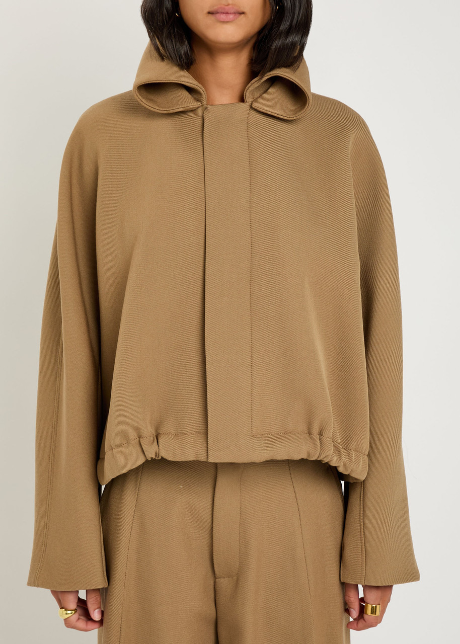 Victoria Beckham Roll-neck Wool Jacket - 2