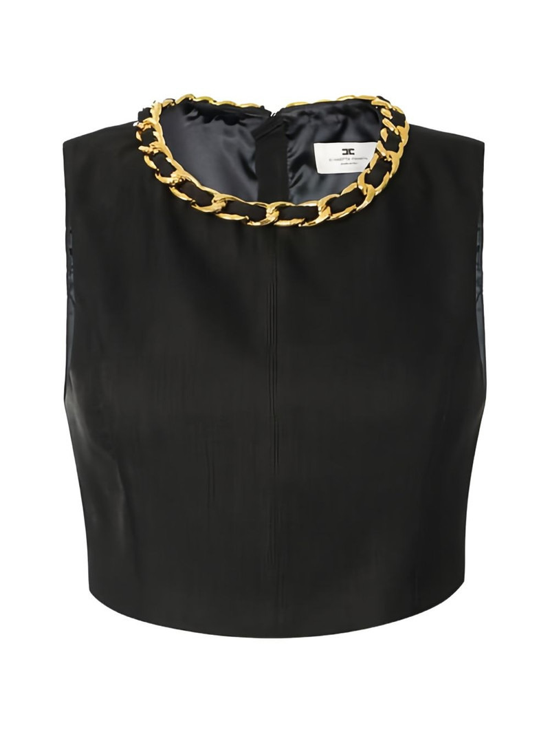 jewel chain cropped top 1