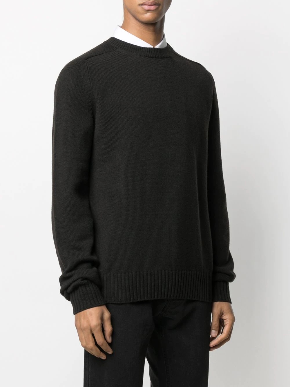 crew neck knitted jumper - 3