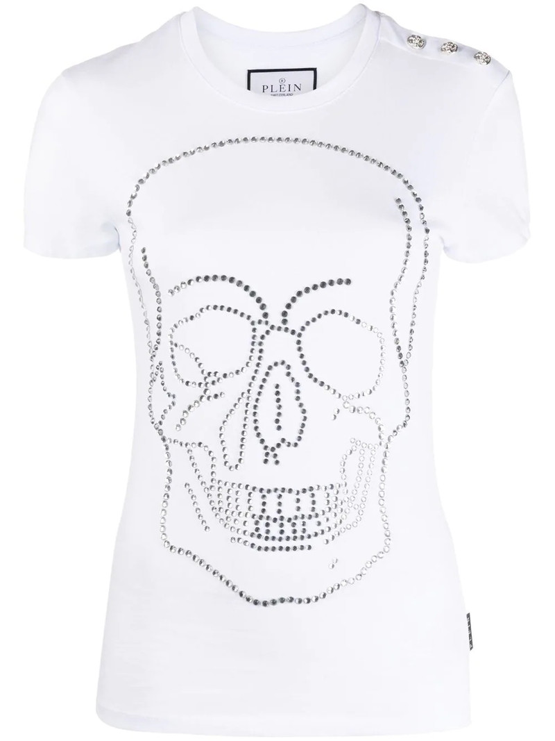 crystal-embellished T-shirt 1