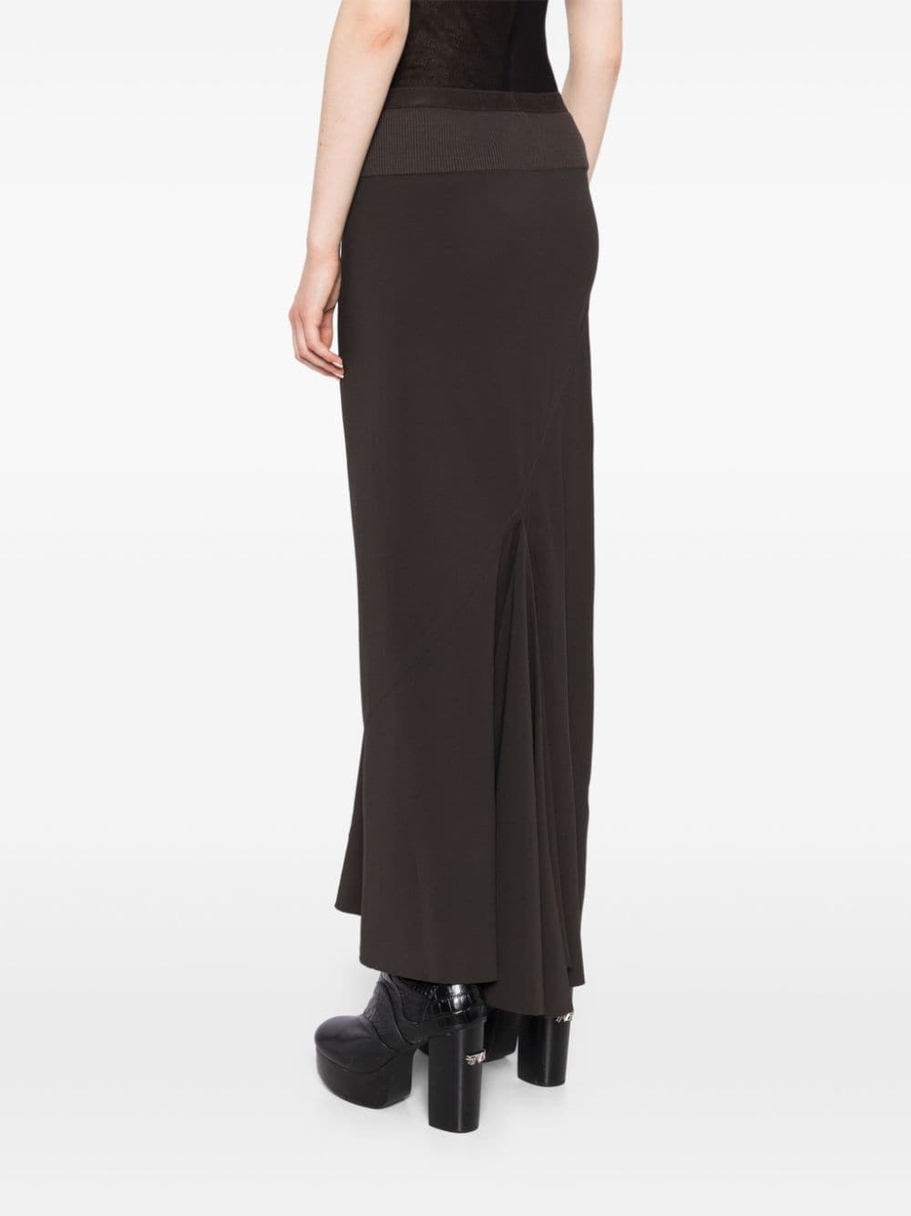 ribbed flared skirt - 4