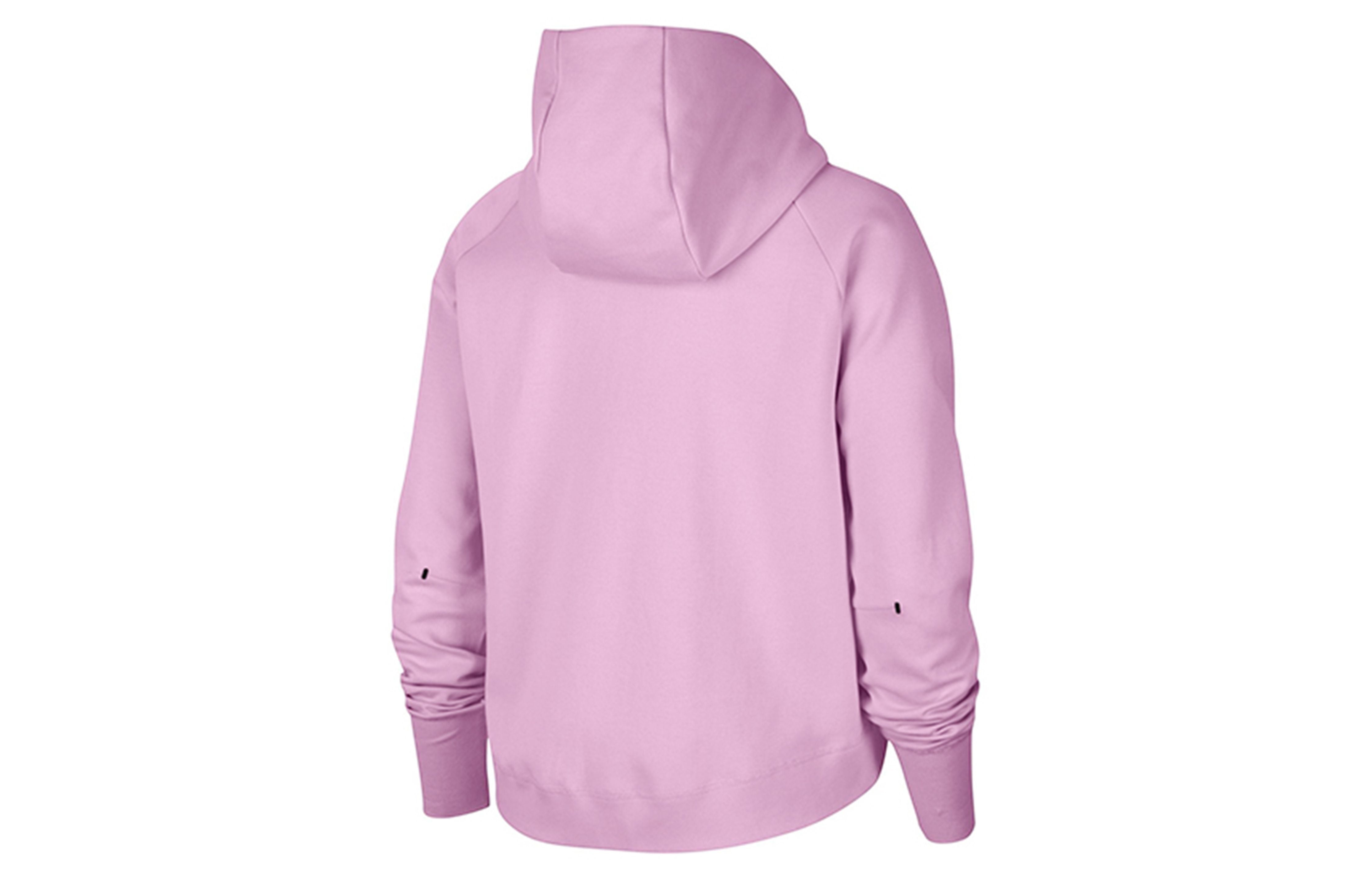(WMNS) Nike Sportswear TCH FLC WR Hoodie FZ BEYOND 'PINK' CW4299-680 - 2