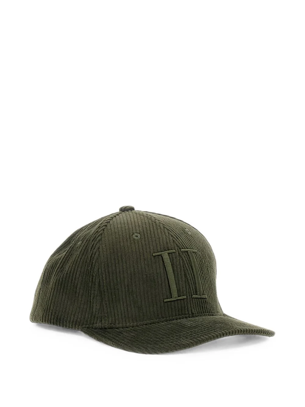 corduroy logo-embroidered baseball cap - 1