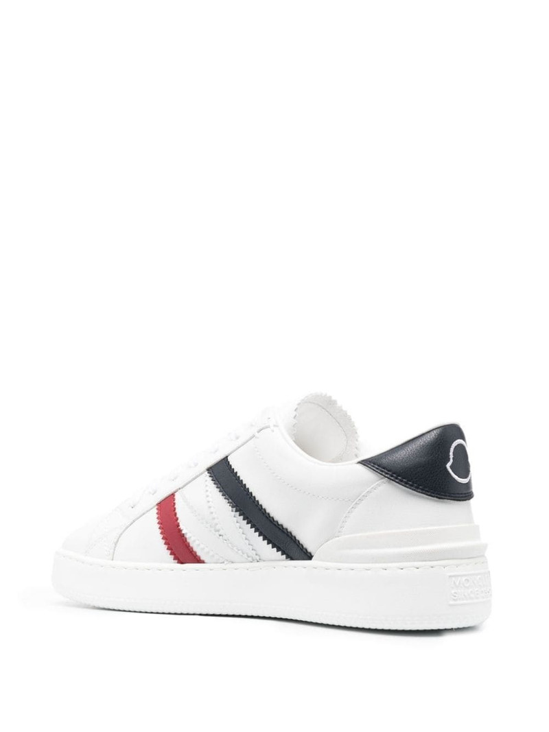 Moncler Monaco Low leather sneakers outlook