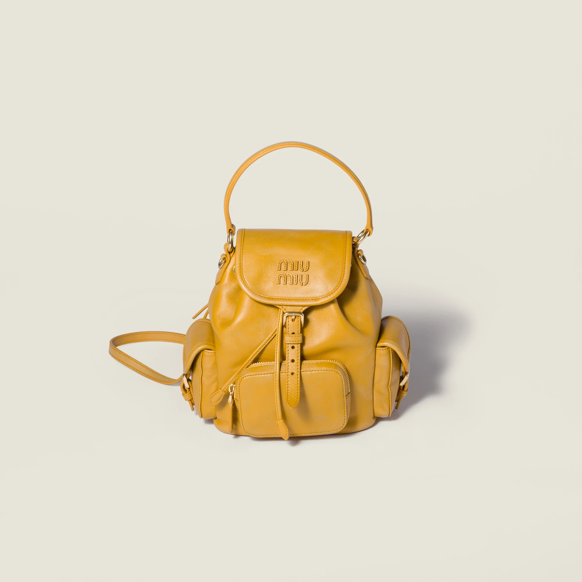 Leather backpack - 1