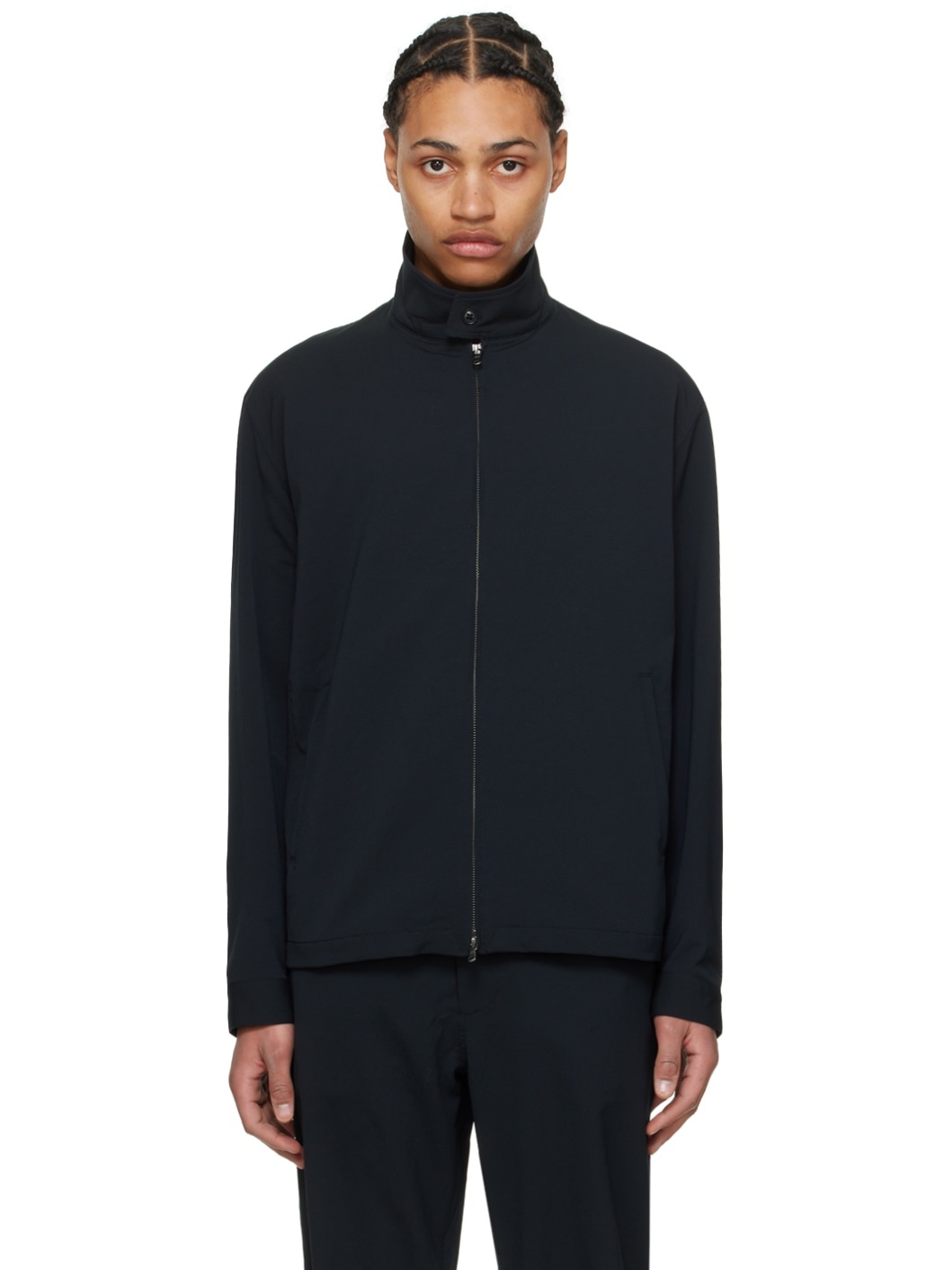 Black Crew Jacket - 1